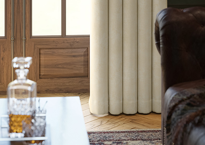 Florence Faux Suede, Stone - Made to Measure Curtains - Image 5